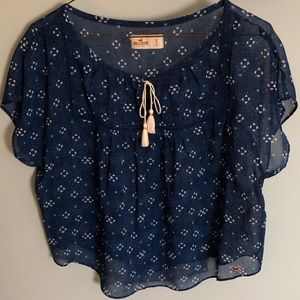 NWOT Hollister see-through shirt/coverup